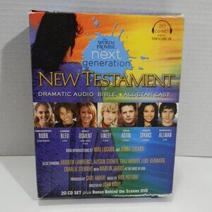 New Testament Audio Bible World of Promise Next Generation 20 CDs + 1 Bonus DVD
